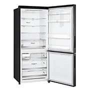 LG 420L Bottom Mount Fridge - Matte Black Finish, GB-455MBL