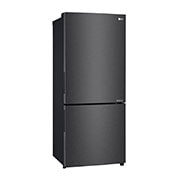 LG 420L Bottom Mount Fridge - Matte Black Finish, GB-455MBL