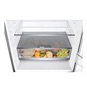 LG 420L Bottom Mount Fridge - Stainless Finish, GB-455PL