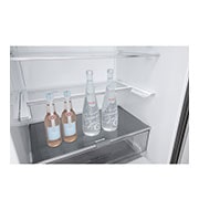 LG 420L Bottom Mount Fridge - Stainless Finish, GB-455PL
