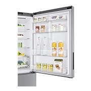 LG 420L Bottom Mount Fridge - Stainless Finish, GB-455PL