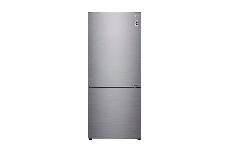 LG 420L Bottom Mount Fridge - Stainless Finish, GB-455PL