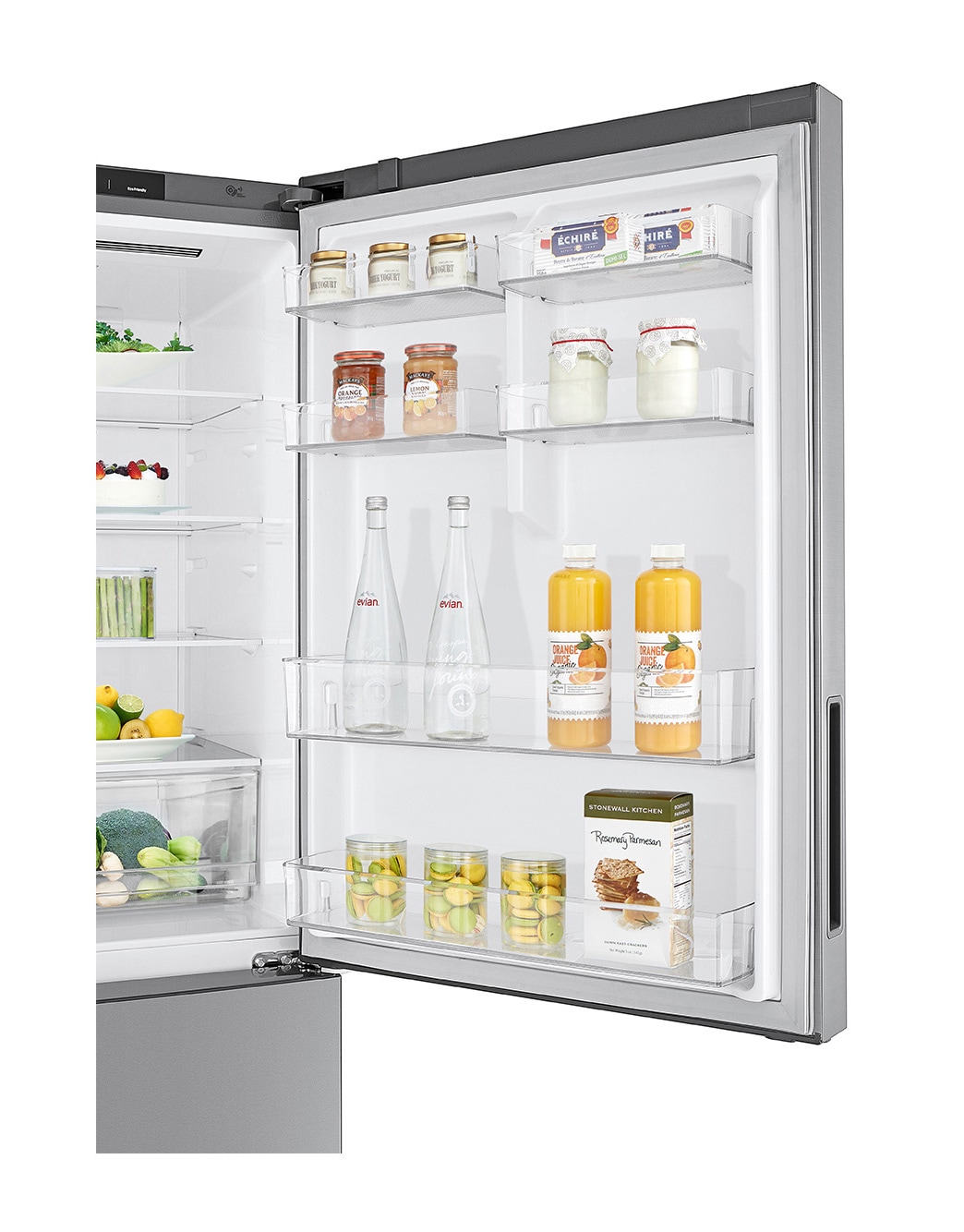 420L Bottom Mount Fridge Dark Graphite GB455UPLE LG AU