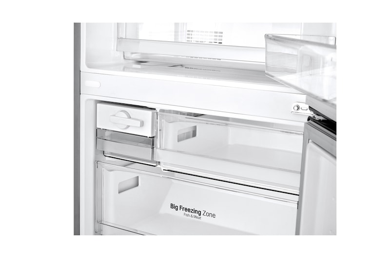 LG 420L Bottom Mount Fridge - Graphite Finish, GB-455UPLE