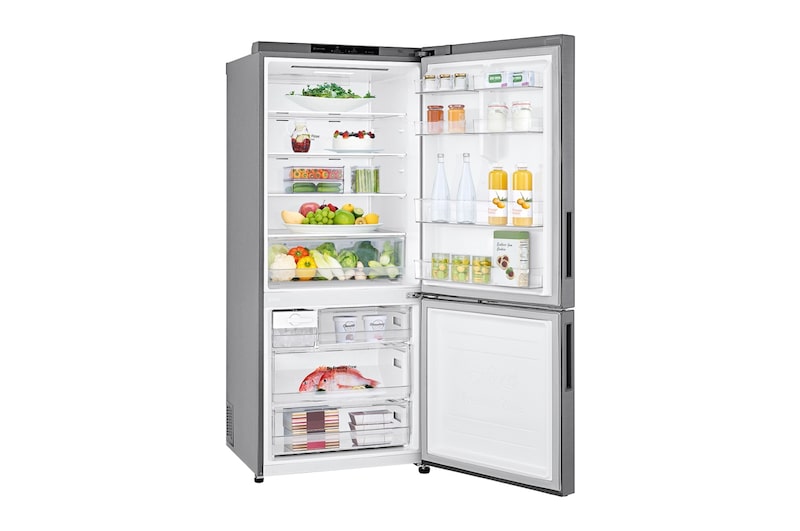 LG 420L Bottom Mount Fridge - Graphite Finish, GB-455UPLE