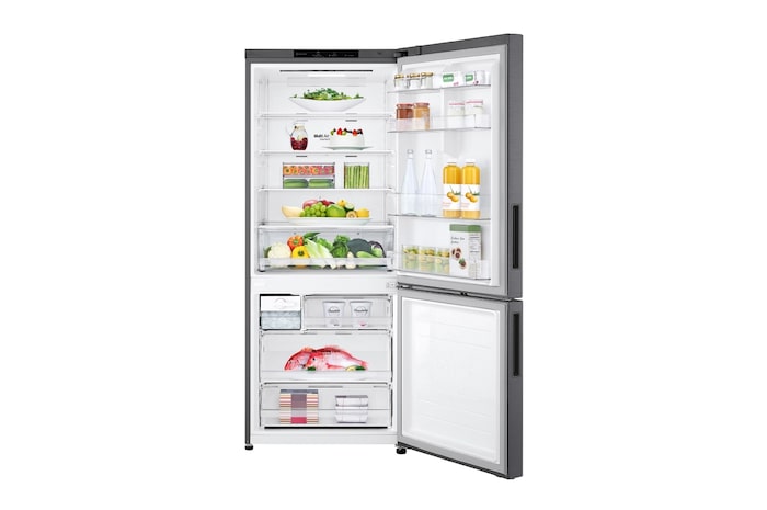 LG 420L Bottom Mount Fridge - Graphite Finish, GB-455UPLE