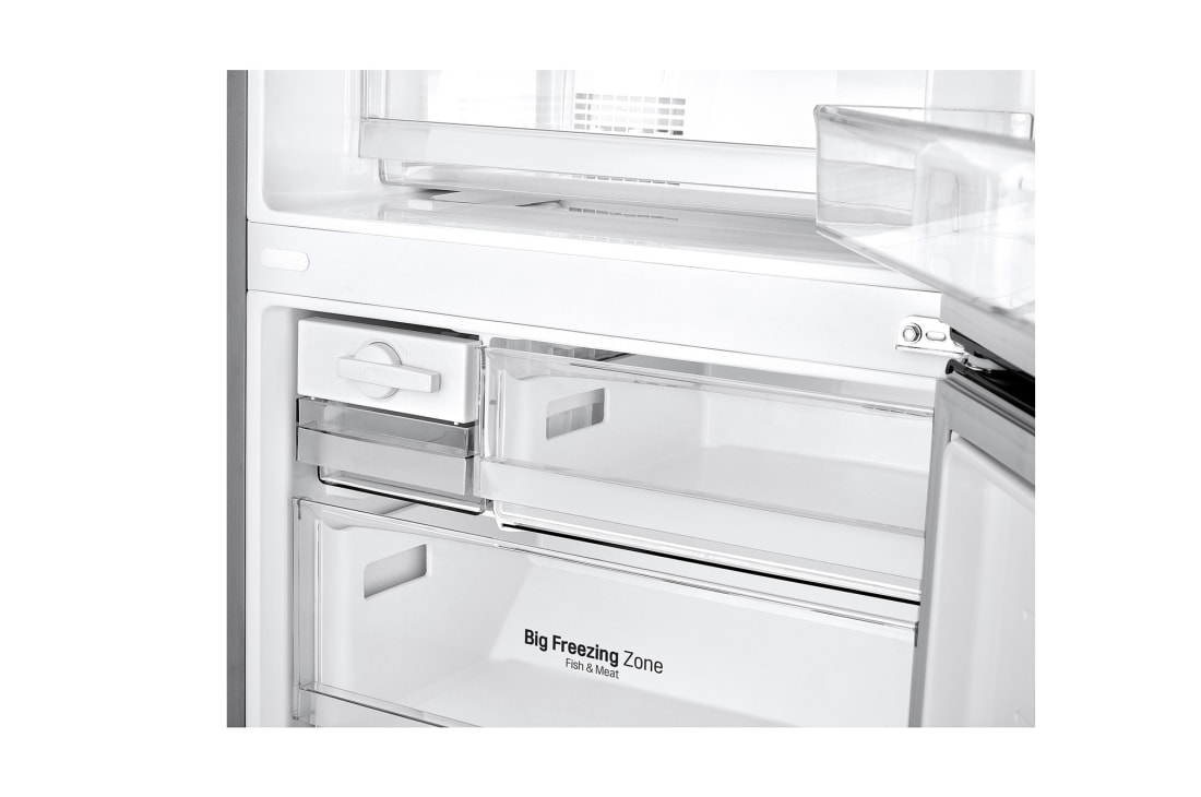 LG 420L Bottom Mount Fridge - Graphite Finish, GB-455UPLE