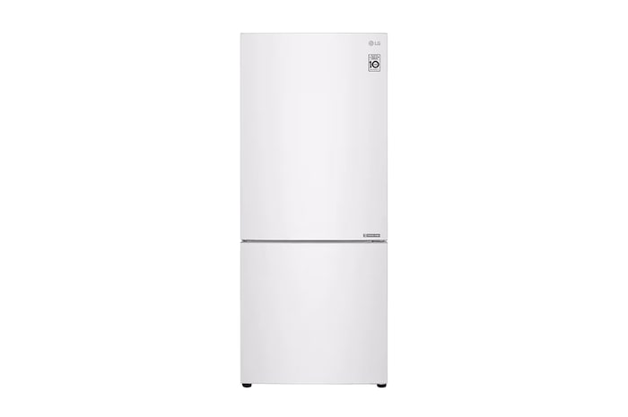 LG 420L Bottom Mount Fridge - White Finish, GB-455WL