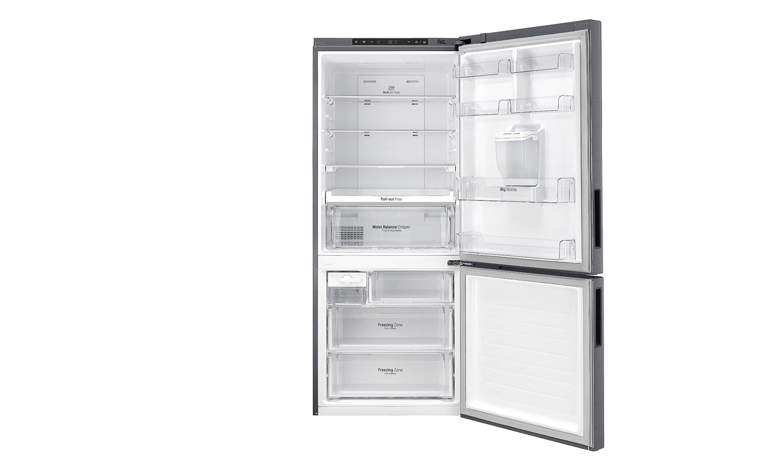 LG 450L Bottom Mount Fridge With 4½ Star Energy Rating, GB-W449UPLX