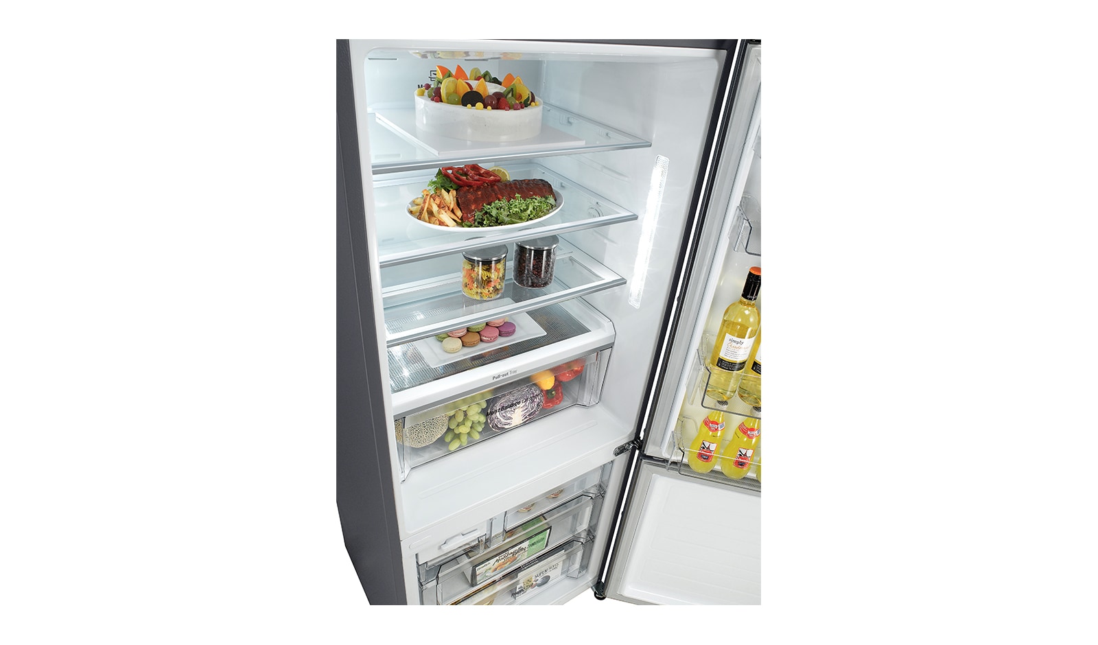 LG 450L Bottom Mount Fridge With 4½ Star Energy Rating, GB-W450UPLX
