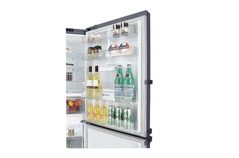 LG 450L Bottom Mount Fridge With 4½ Star Energy Rating, GB-W450UPLX