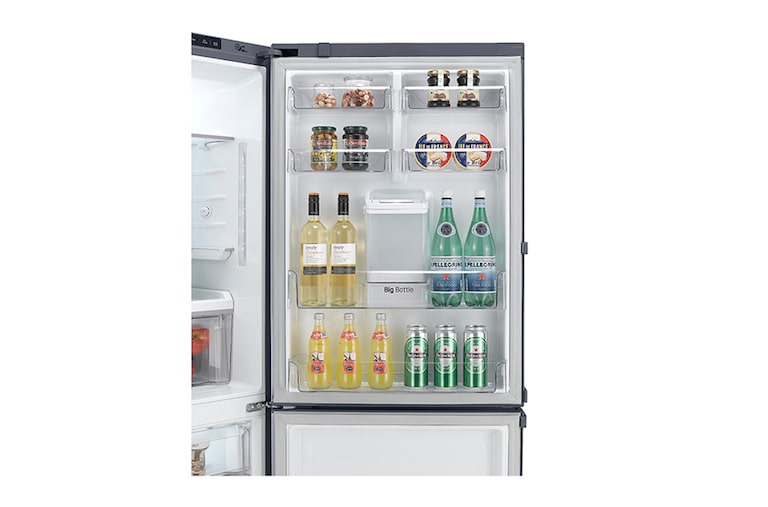 LG 450L Bottom Mount Fridge With 4½ Star Energy Rating, GB-W450UPLX