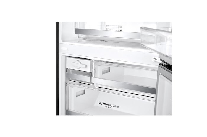 LG 420L Bottom Mount Fridge with Water Dispenser, GB-W455MBL