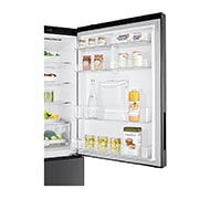 LG 420L Bottom Mount Fridge with Water Dispenser, GB-W455MBL