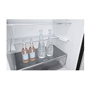 LG 420L Bottom Mount Fridge with Water Dispenser, GB-W455MBL