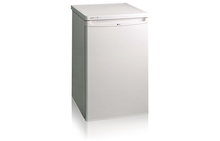 Front view of 140L White Bar Fridge GC-181SA