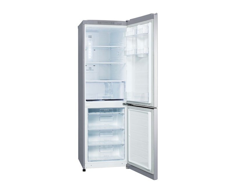 LG 306L Platinum Silver Bottom Freezer Refrigerator, GC-306NP