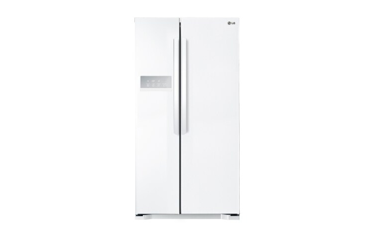 Front view of 571L Side by Side Refrigerator GC-B197HWL