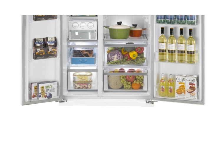LG 571L Side by Side Refrigerator, GC-B197HWL