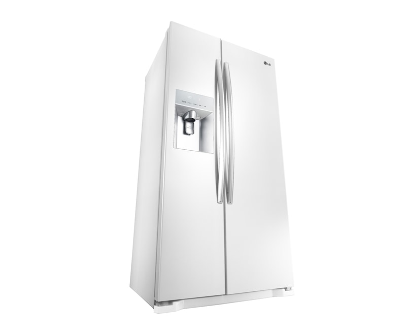 LG 567L Side by Side Refrigerator with Non Plumbed Ice & Water Dispenser, GC-L197DWNL