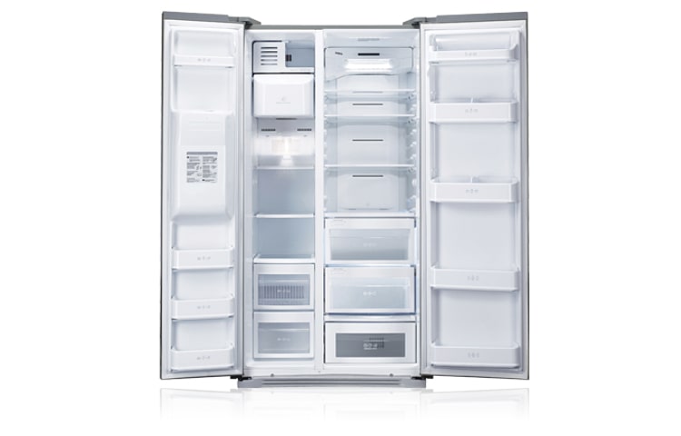 LG 567L White Side by Side with 10 Year Linear Compressor Warranty, GC-L197WFS