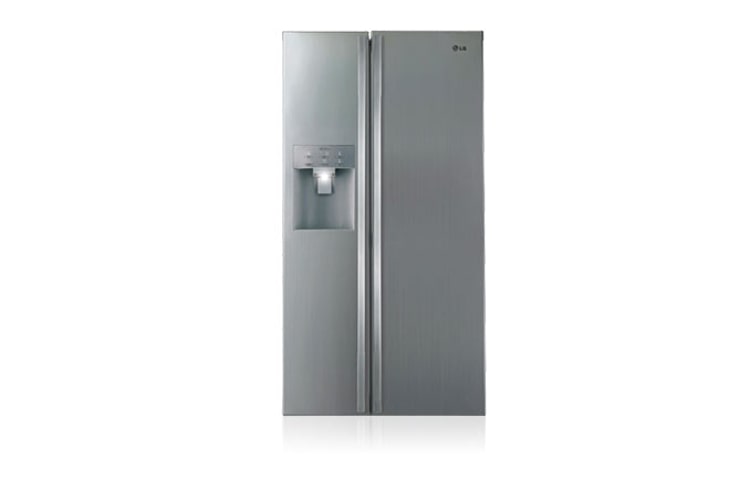LG 659L Side by Side Refrigerator with Non Plumbed Ice and Water, GC-L247ENSL