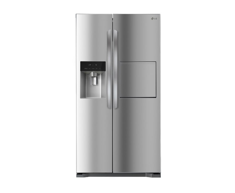 LG 563L Side by Side refrigerator with One Touch Home Bar, GC-P197HPL