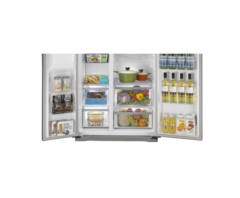 LG 563L Side by Side refrigerator with One Touch Home Bar, GC-P197HPL