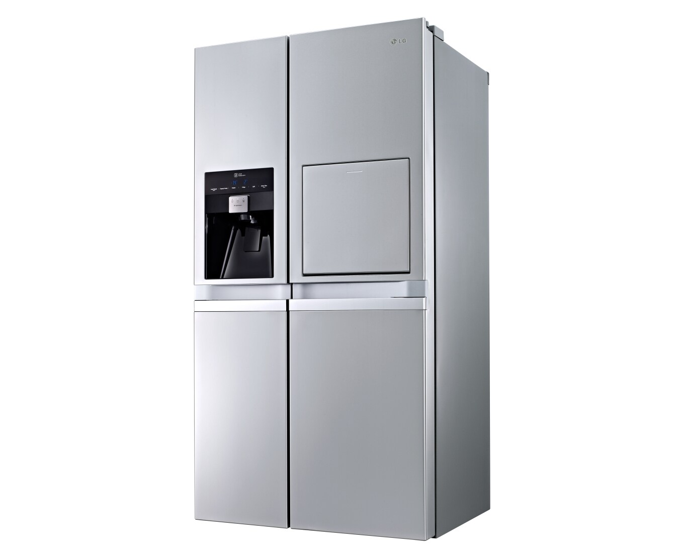 LG 590L Side by Side Refrigerator with One Touch Home Bar, GC-P227FSL
