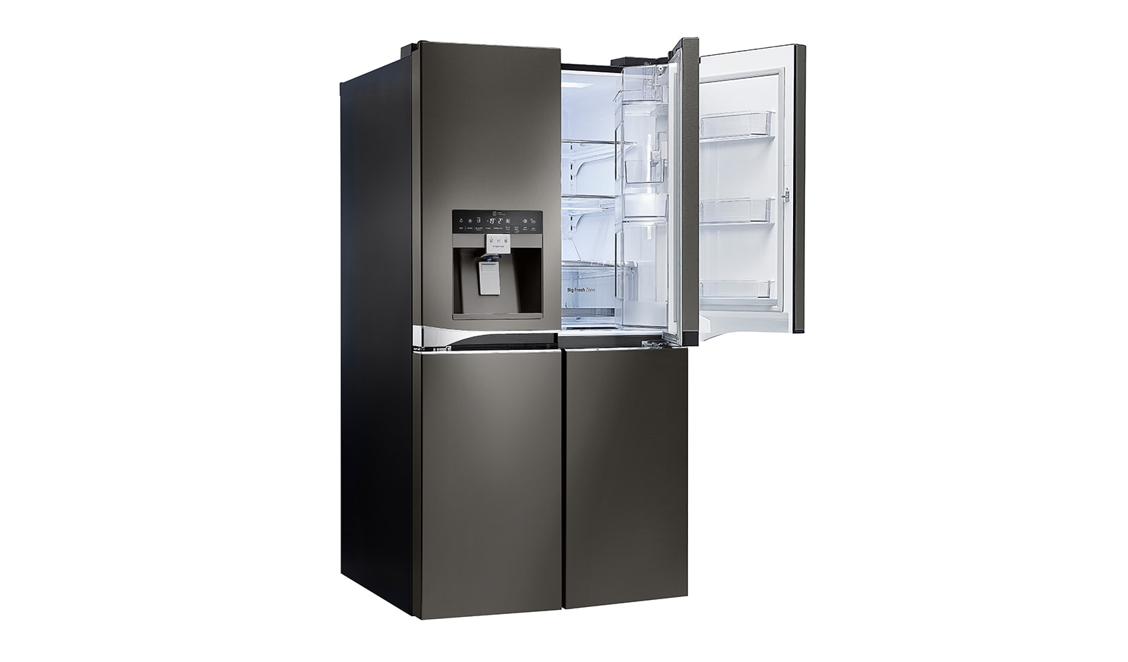 LG 712L French Door Fridge, with Door-In-Door®, in Black Stainless Steel, GF-5D712BSL