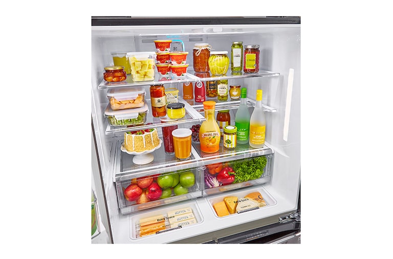 LG 712L French Door Fridge, with Door-In-Door®, in Black Stainless Steel, GF-5D712BSL