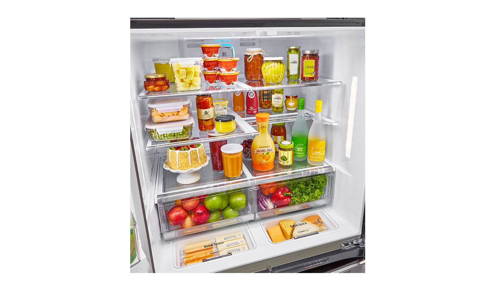 LG 712L French Door Fridge, with Door-In-Door®, in Black Stainless Steel, GF-5D712BSL