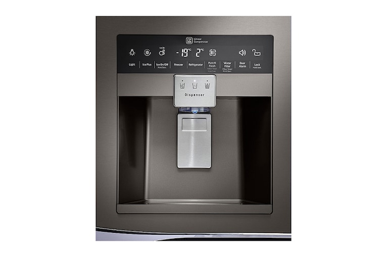LG 712L French Door Fridge, with Door-In-Door®, in Black Stainless Steel, GF-5D712BSL