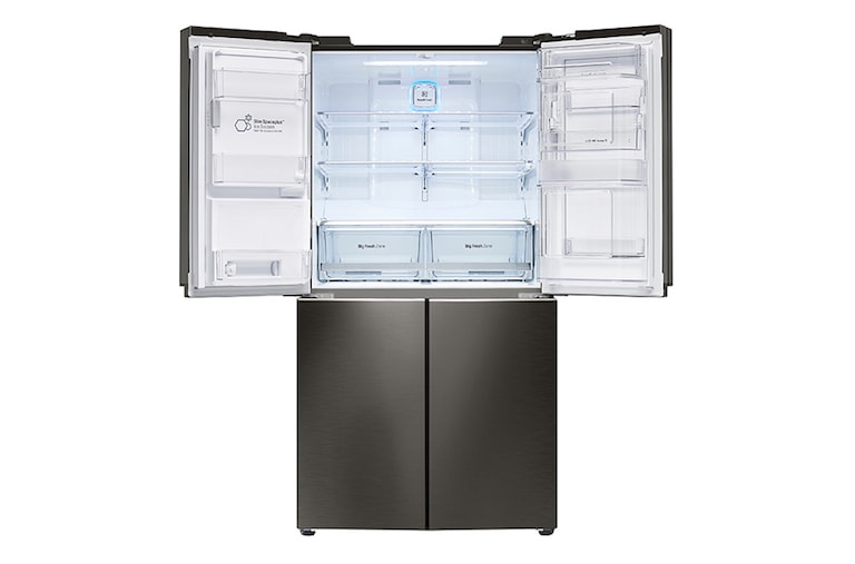 LG 712L French Door Fridge, with Door-In-Door®, in Black Stainless Steel, GF-5D712BSL