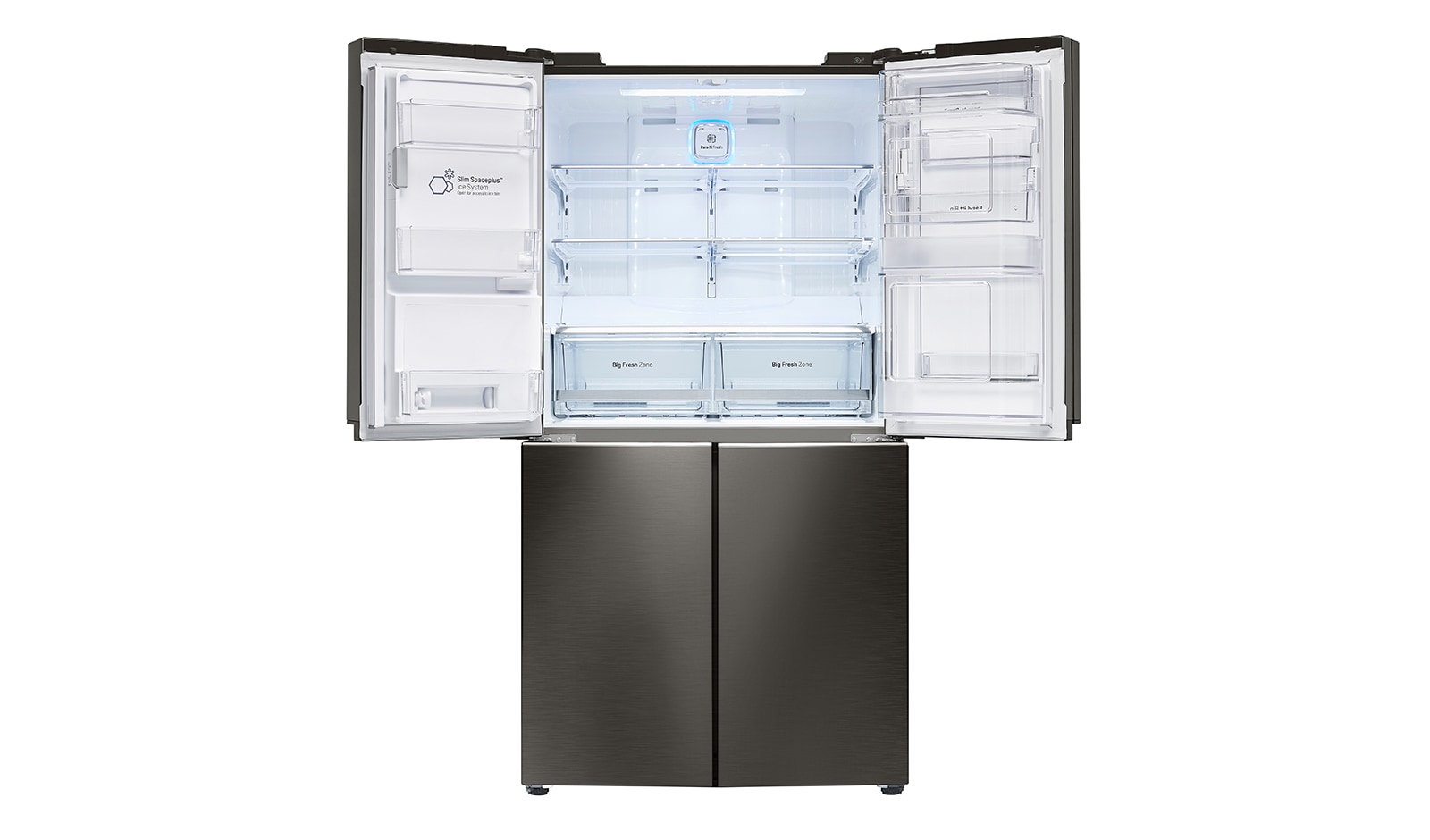 LG 712L French Door Fridge, with Door-In-Door®, in Black Stainless Steel, GF-5D712BSL