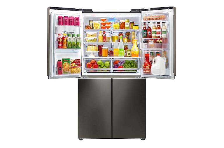 LG 712L French Door Fridge, with Door-In-Door®, in Black Stainless Steel, GF-5D712BSL