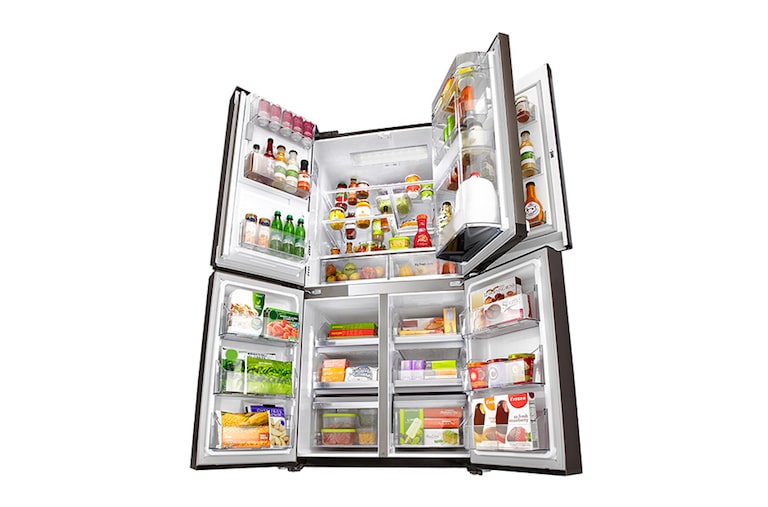 LG 712L French Door Fridge, with Door-In-Door®, in Black Stainless Steel, GF-5D712BSL