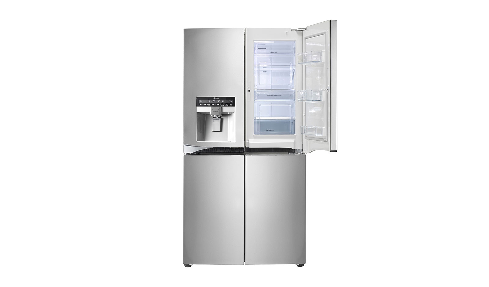 LG GF-5D712SL, lg fridge, lg french door fridge, french door refrigerator