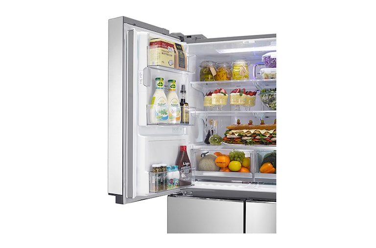 LG 906L Door-in-Door® French Door Fridge with Ice & Water Dispenser, GF-5D906SL