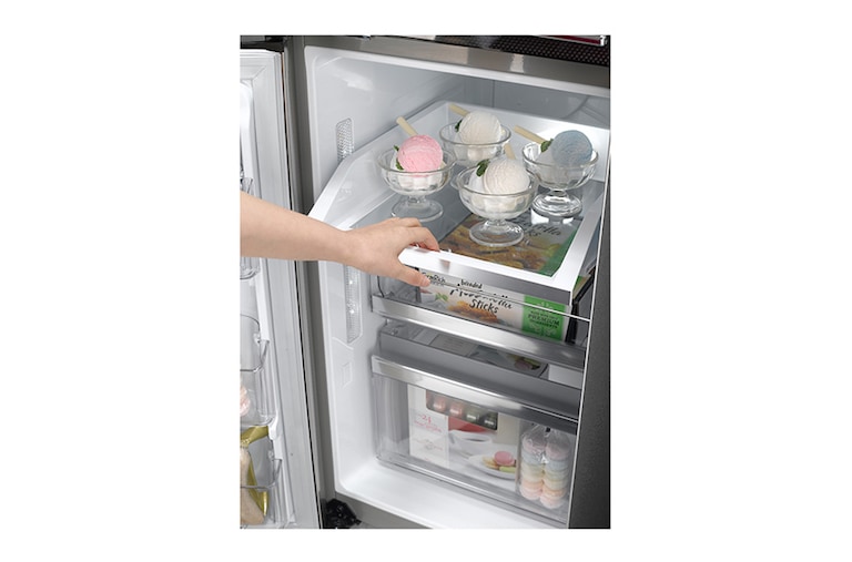 LG 906L Door-in-Door® French Door Fridge with Ice & Water Dispenser, GF-5D906SL