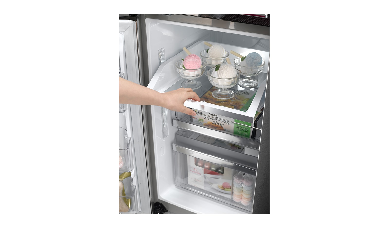 LG 906L Door-in-Door® French Door Fridge with Ice & Water Dispenser, GF-5D906SL