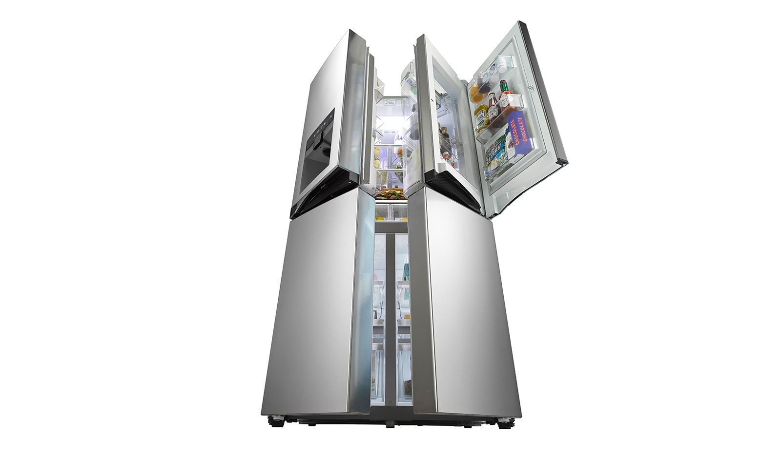 LG 906L Door-in-Door® French Door Fridge with Ice & Water Dispenser, GF-5D906SL