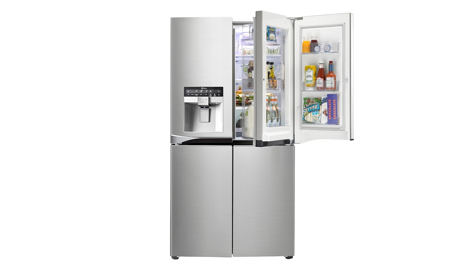 LG 906L Door-in-Door® French Door Fridge with Ice & Water Dispenser, GF-5D906SL