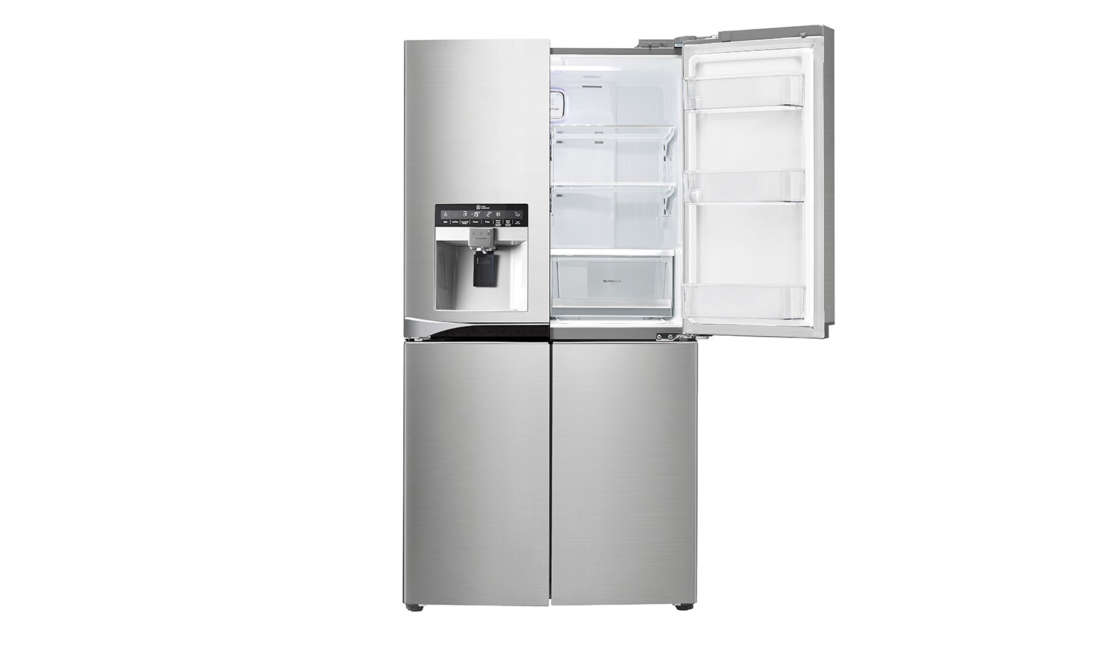 LG 712L French Door Fridge with Anti-fingerprint Brushed Finish, GF-5L712PL