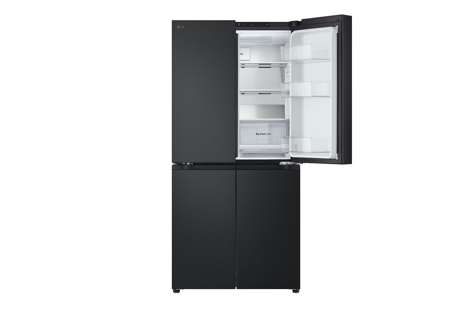 LG 530L Slim French Door Fridge - Matte Black, GF-B505MBL