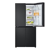 LG 530L Slim French Door Fridge - Matte Black, GF-B505MBL