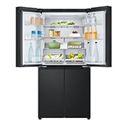 LG 530L Slim French Door Fridge - Matte Black, GF-B505MBL