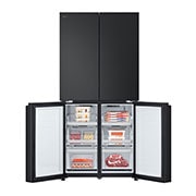 LG 530L Slim French Door Fridge - Matte Black, GF-B505MBL