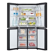 LG 530L Slim French Door Fridge - Matte Black, GF-B505MBL