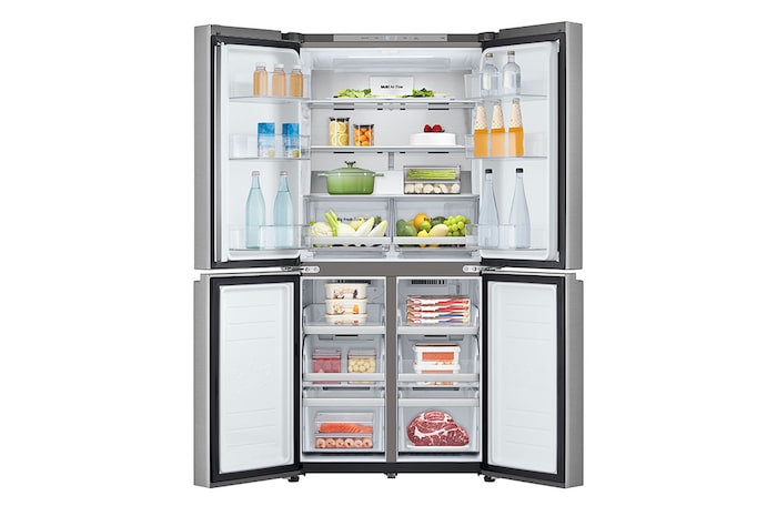 LG 530L Slim French Door Fridge - Stainless, GF-B505PL